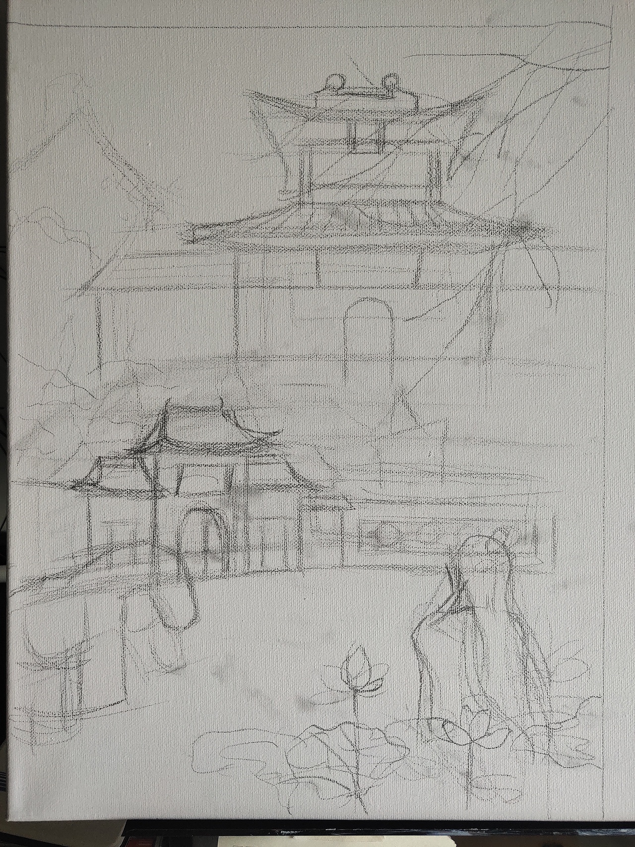 洛阳八大景——2马寺钟声（图ZMjI5OTU5MzEy） - 绘画 - 站酷设计师画洛阳原创素材 - 站酷ZCOOL