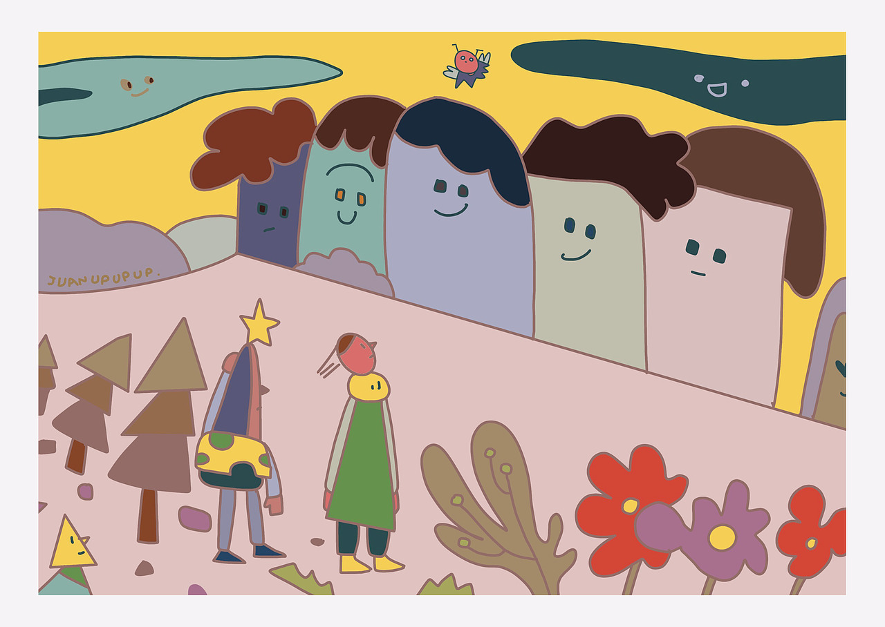 2021年终总结（图ZMjkwMzE3NDE2） - 艺术插画 - 站酷设计师卷卷upupup原创素材 - 站酷ZCOOL