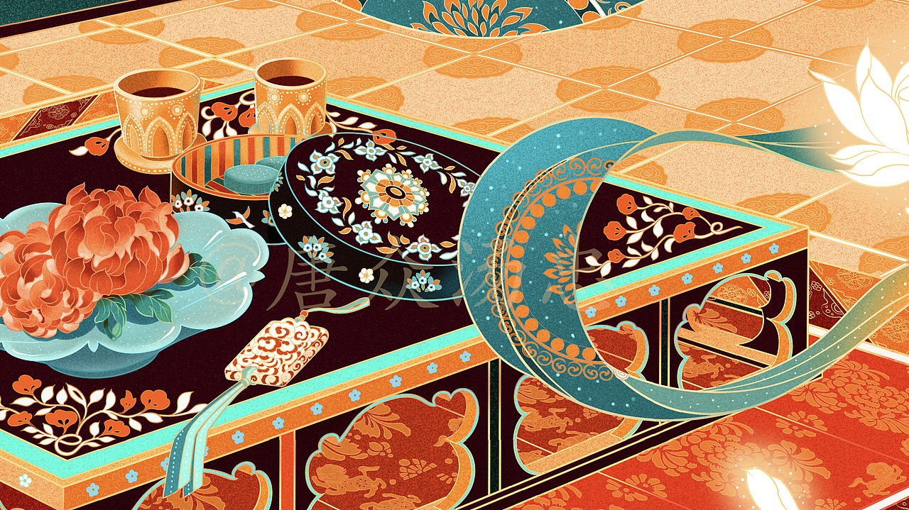 《琵琶行》插画(图ZMjc0MjQwNTA4) - 商业插画 - 站酷设计师唐众汤忠原创素材 - 站酷ZCOOL