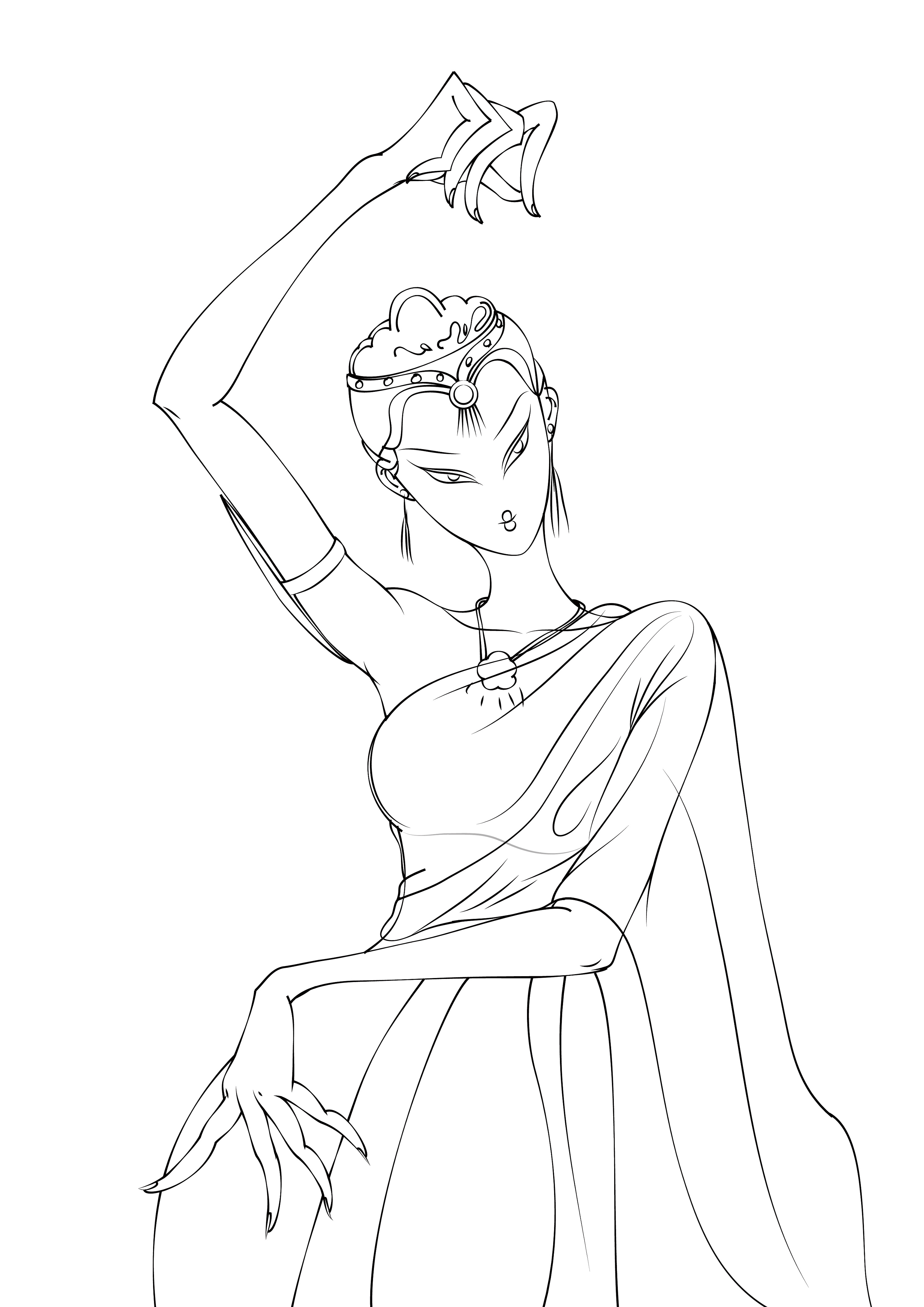 矢量插画-民族风-美丽女人