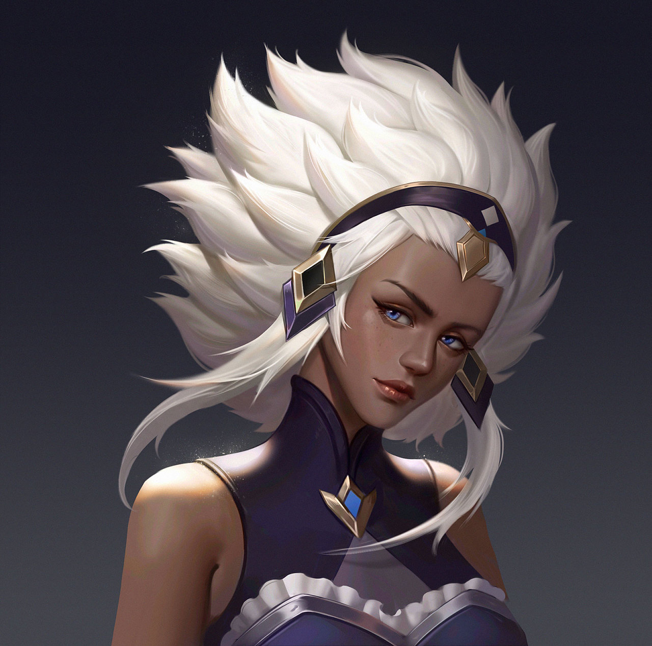 英雄联盟芮尔女帝皮肤