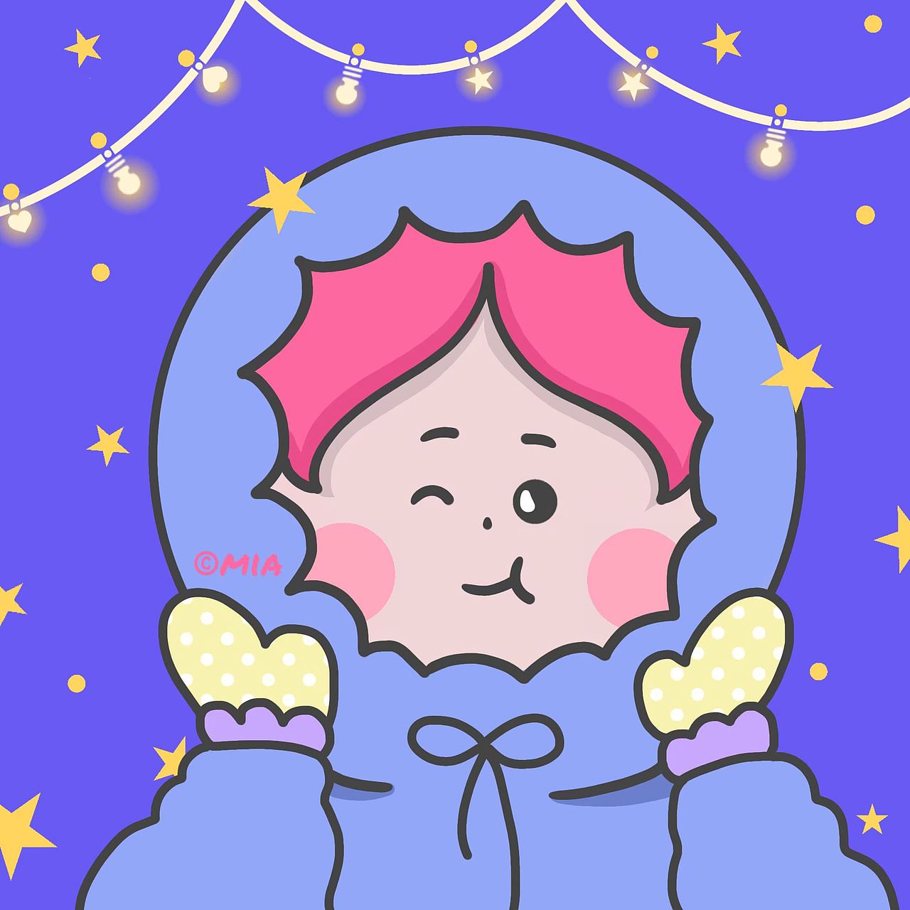 Q版扁平可爱头像 / 原创插画（图ZMjg4MzMwMjMy） - 商业插画 - 站酷设计师MiaDeng原创素材 - 站酷ZCOOL