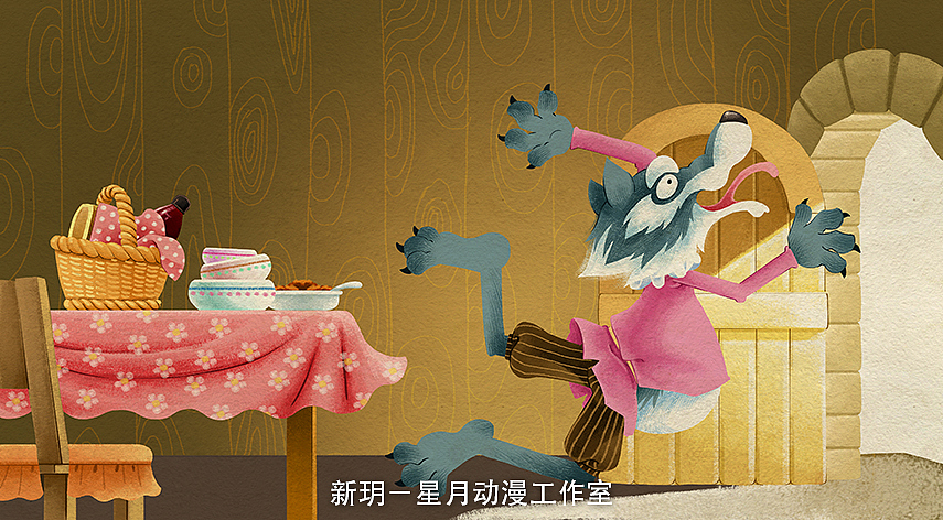 小红帽（图ZOTM5NTY5MDA=） - 儿童插画 - 站酷设计师风大一星月动漫原创素材 - 站酷ZCOOL