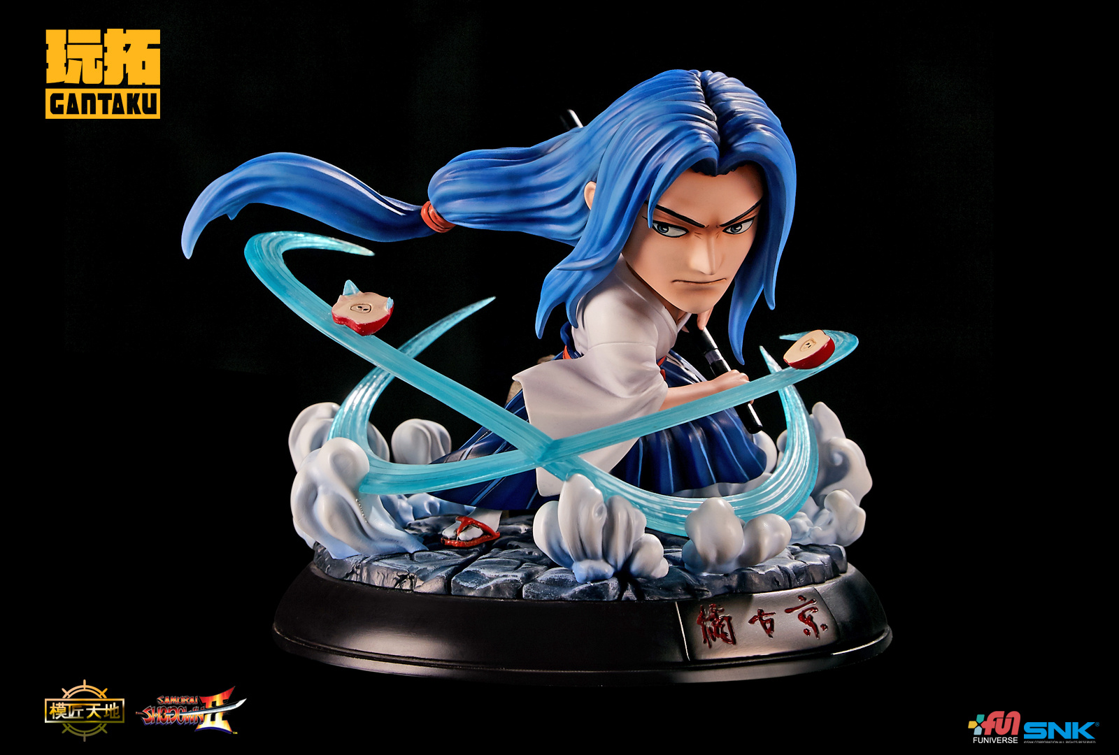 玩拓gantaku 侍魂 霸王丸 橘右京 sd人物手办 发布