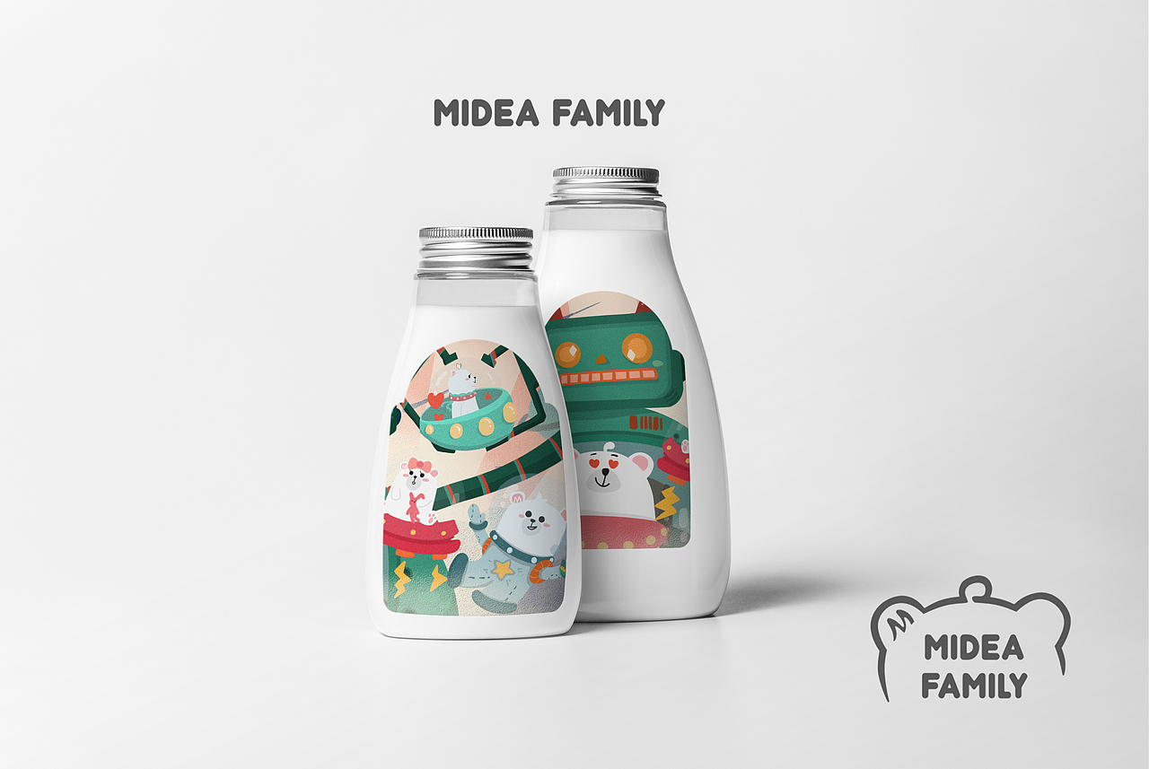 MIDEA FAMILY 太空旅行（图ZMTUyNjc1NTg4） - 图案 - 站酷设计师Kkkkkkom荣子原创素材 - 站酷ZCOOL