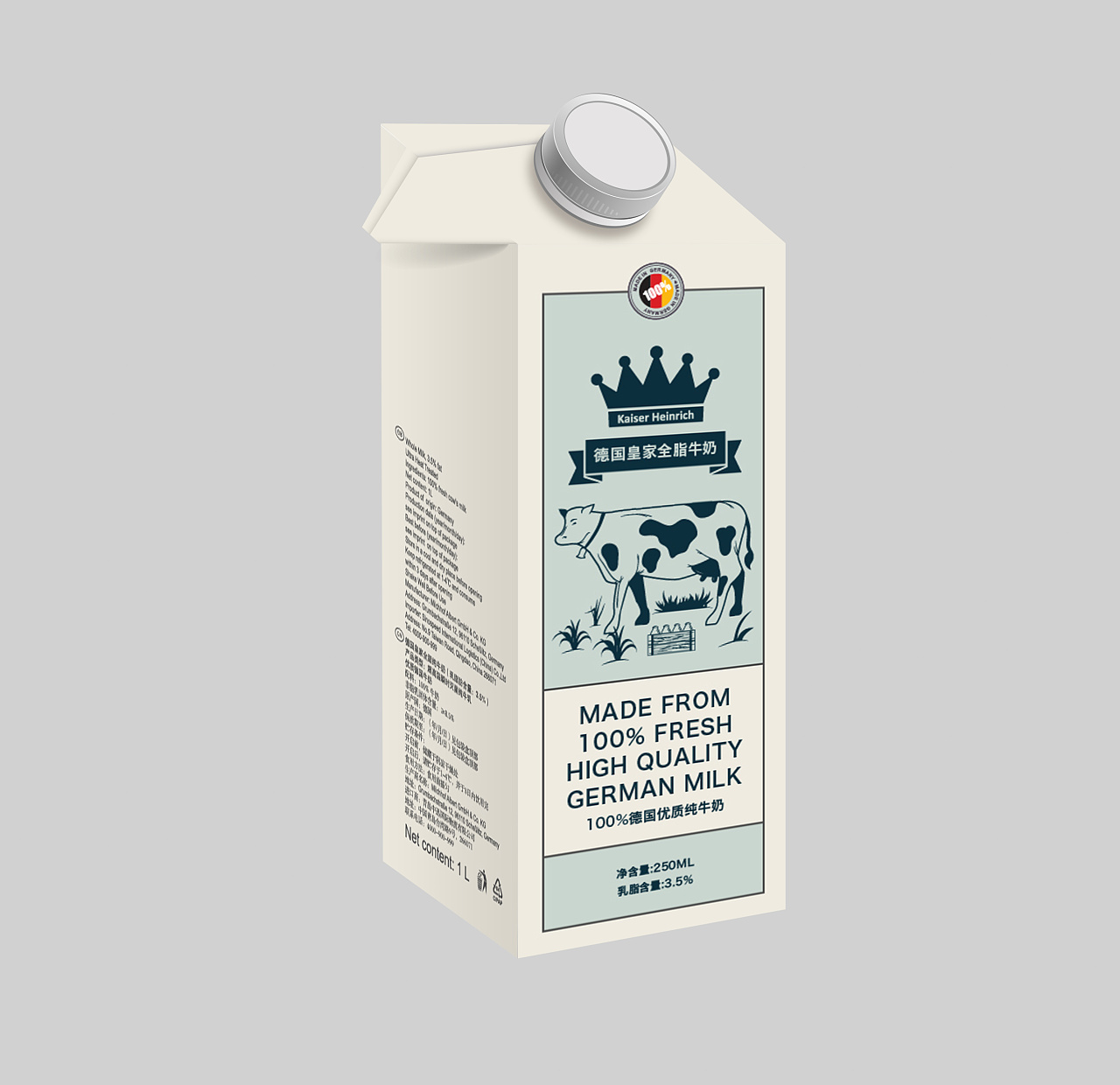 牛奶包装盒|平面|包装|渡生视觉 - 原创作品 - 站酷 (ZCOOL)