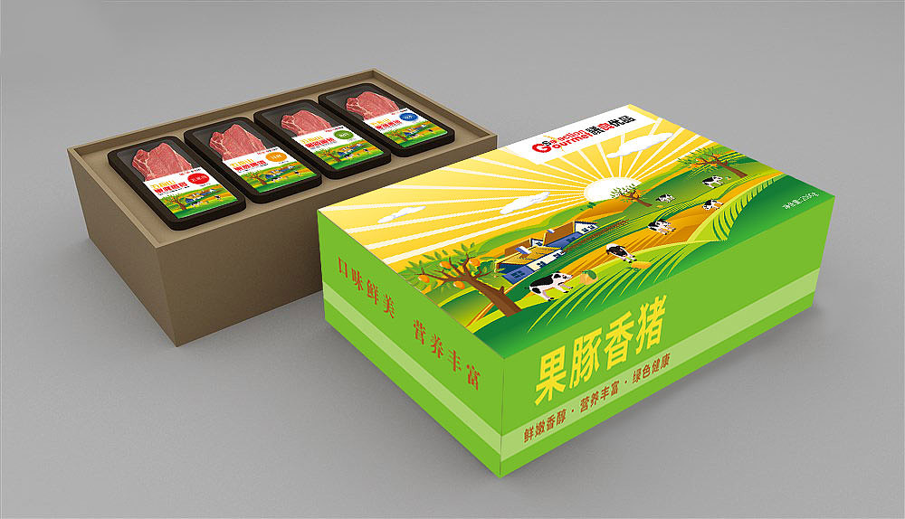 香猪肉包装设计（图ZMTU3MTYyNTI4） - 包装 - 站酷设计师舒然原创素材 - 站酷ZCOOL