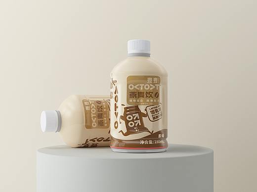 麦麦OATOAT植物蛋白燕麦饮包装设计