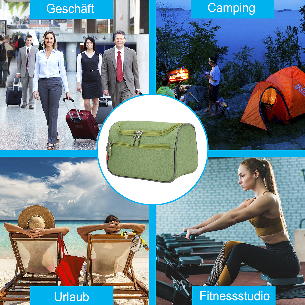 亚马逊产品图片拍摄制作,旅行洗漱包鞋袋图片制作