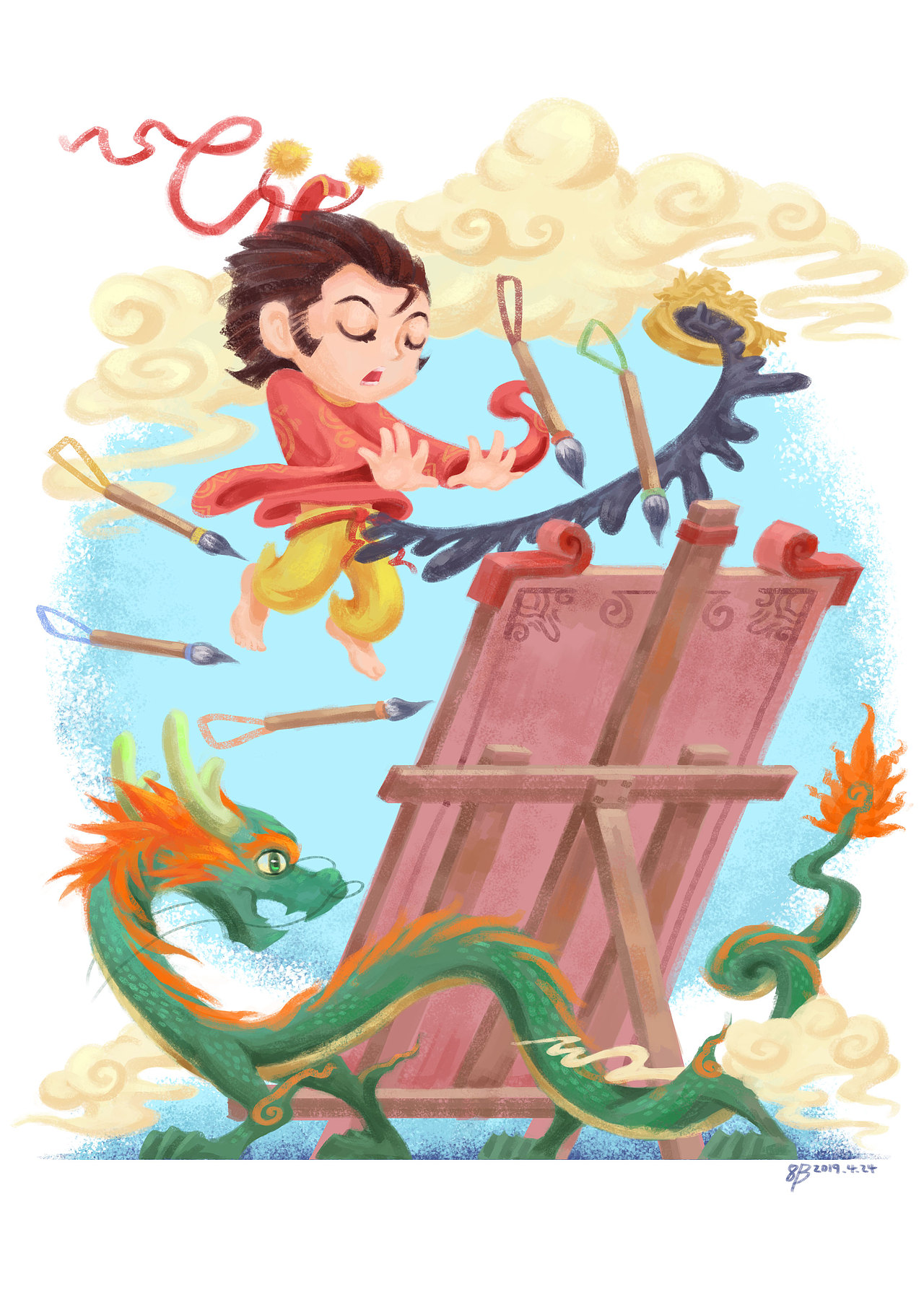 小画王-动物盒子美术馆（图ZMTU2OTcwODMy） - 商业插画 - 站酷设计师shanashan8b原创素材 - 站酷ZCOOL