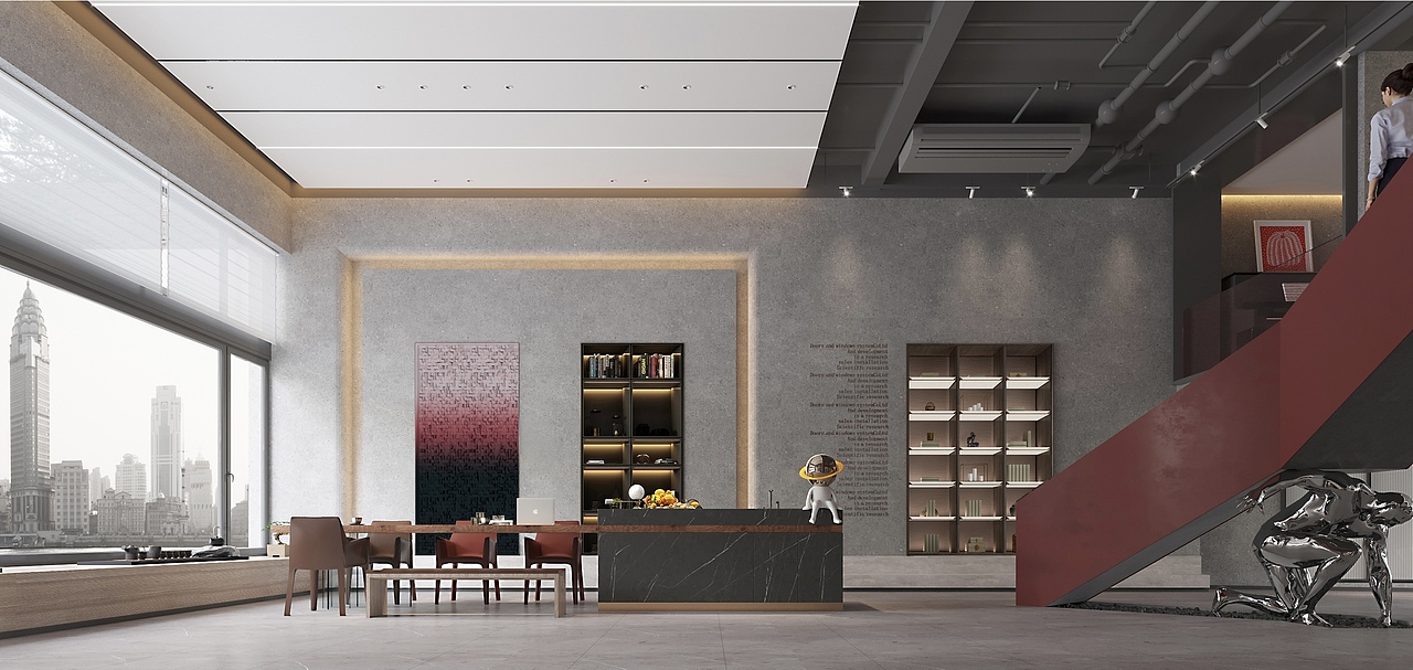 肖绍 德森克门窗展厅