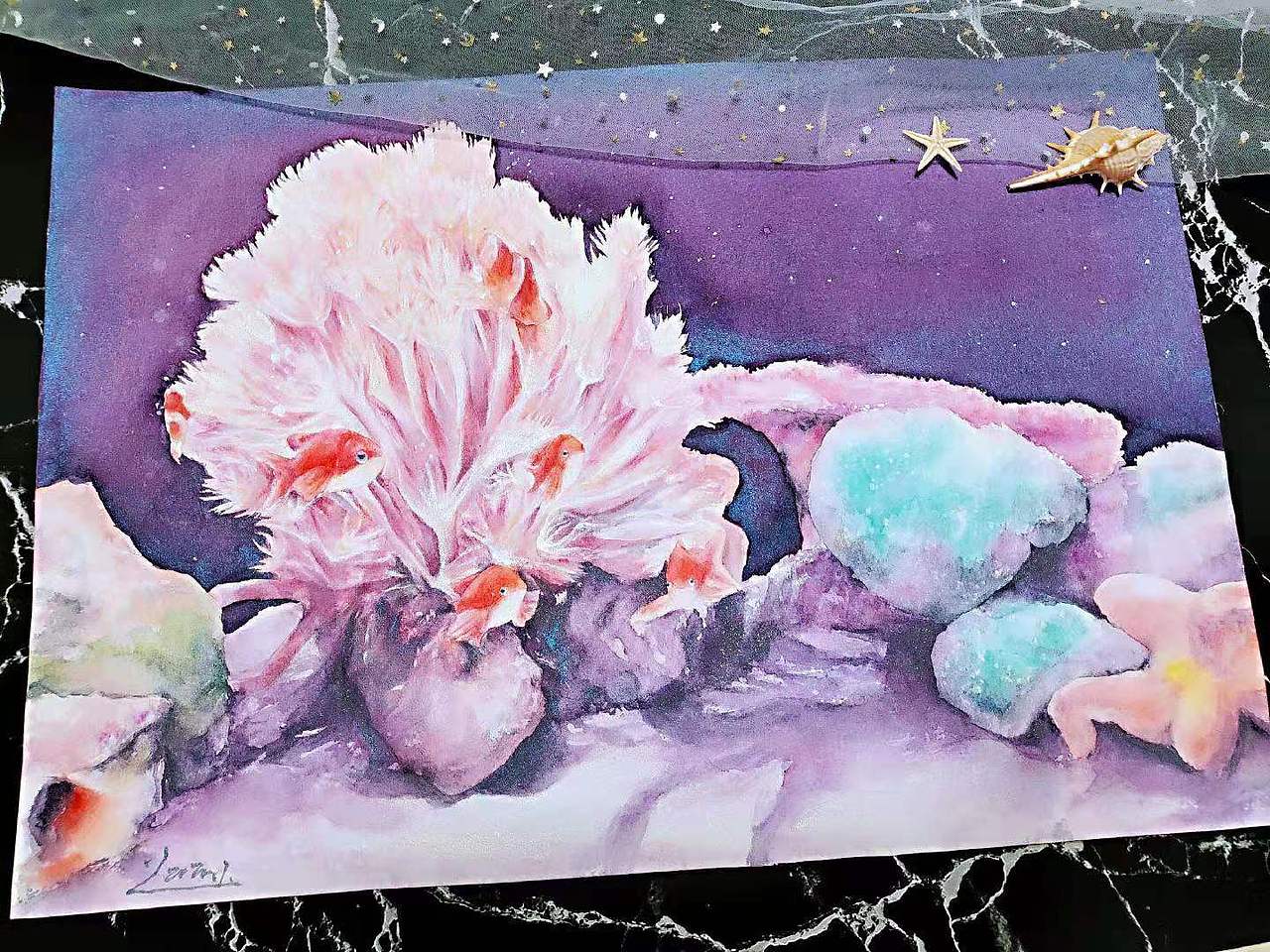 珊瑚（图ZMjQ0OTY5OTk2） - oil painting - 站酷设计师yangzhe1227原创素材 - 站酷ZCOOL