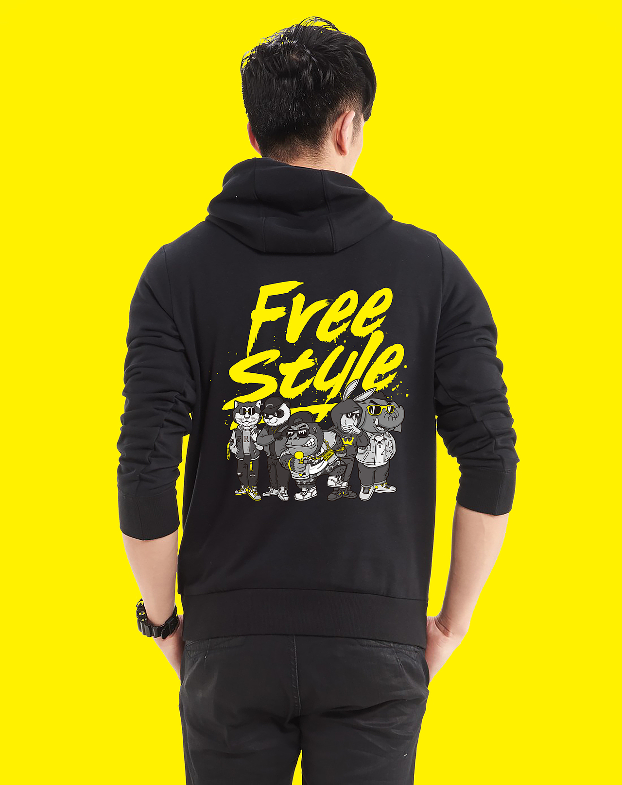 嘻哈有饮品牌形象设计