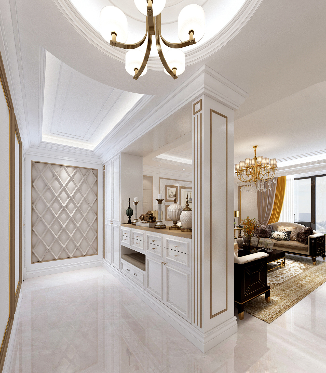 简欧新古典白色基调的家