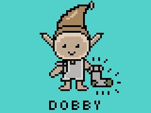 像素风| 哈利波特-多比ui-闪屏/壁纸165015年前卡通 飞艇插画-艺术