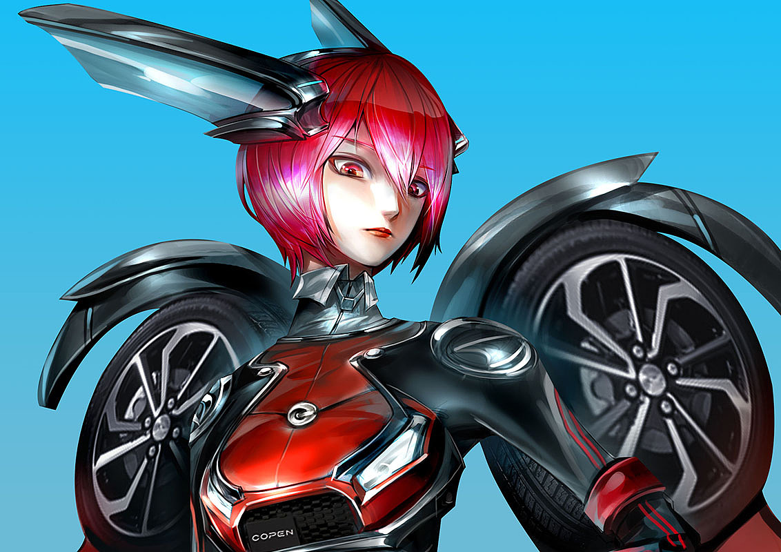 copen xplay拟人化|插画|商业插画|丰树作品_原创作品-站酷zcool