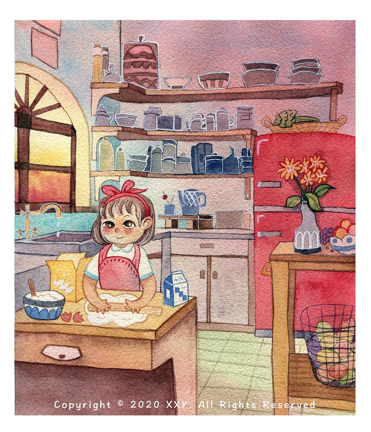 宅在家（图ZMjExODQxNDUy） - 儿童插画 - 站酷设计师XXY晓晓云原创素材 - 站酷ZCOOL