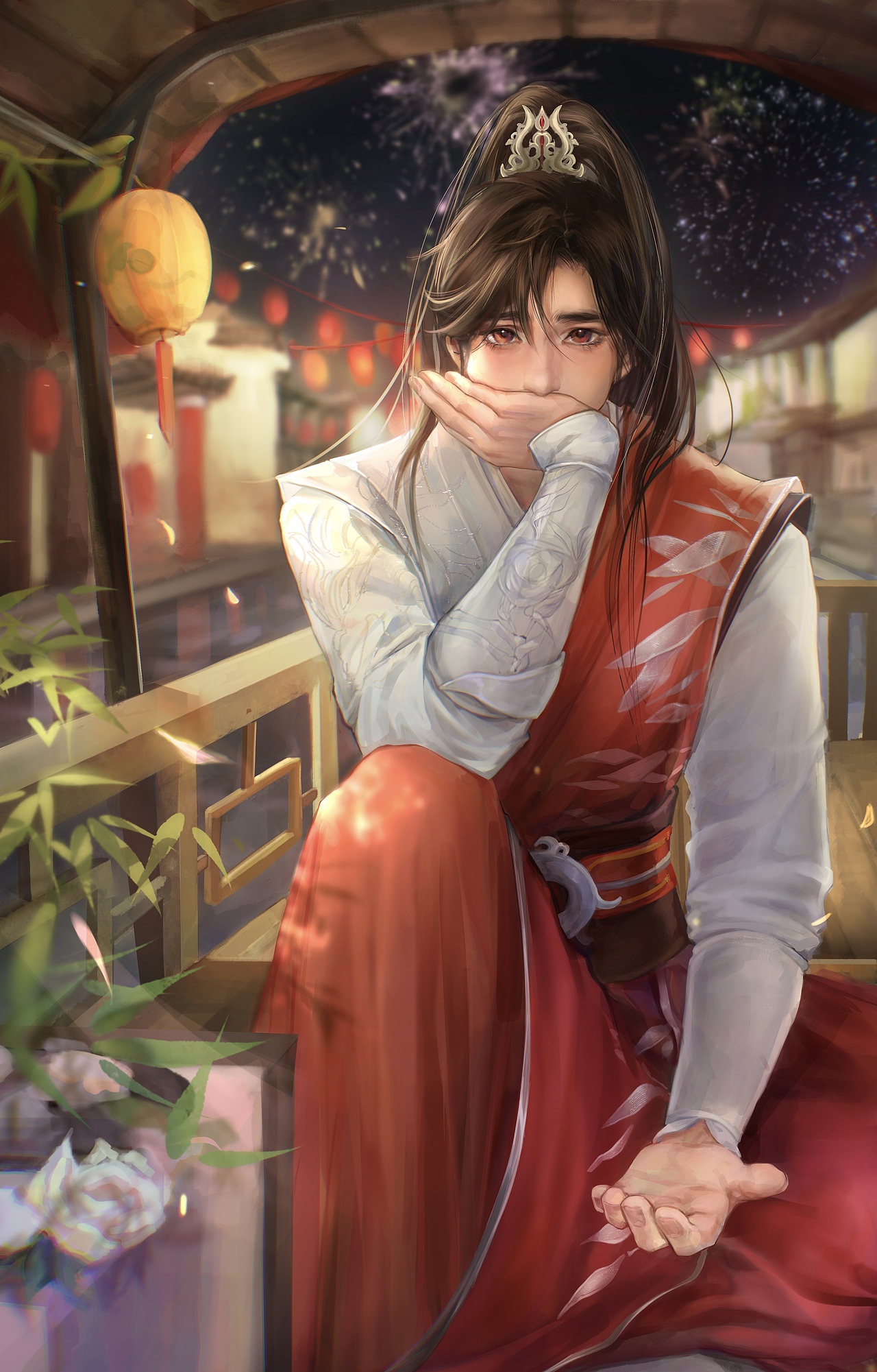 古风插画 灵猫传（图ZMzA3MzIzNzQ4） - 游戏原画 - 站酷设计师三三来迟ssan原创素材 - 站酷ZCOOL