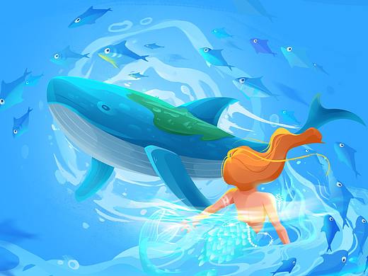 夏日童话（个人主页-ZNTYzODQ2MjQ=） - 儿童插画 - 站酷设计师葵葵花子原创素材 - 站酷ZCOOL