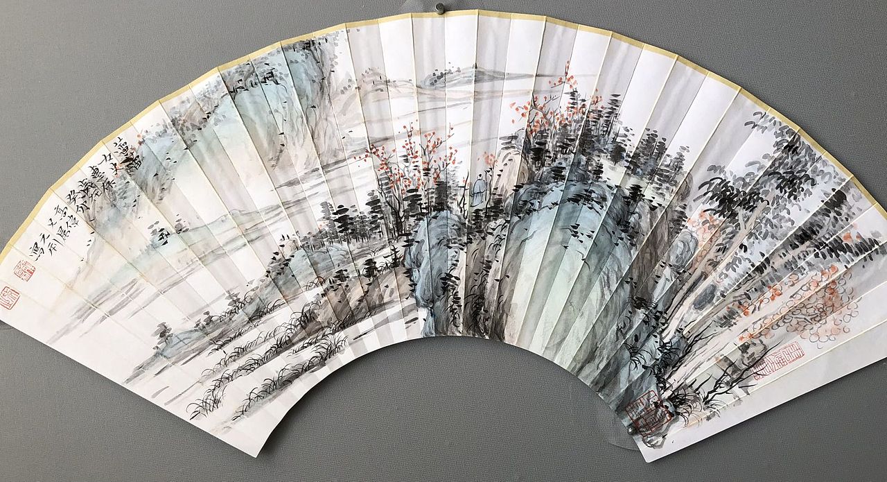 秋山策杖（图ZMzQzMzc5MzI0） - 绘画 - 站酷设计师拾午枋原创素材 - 站酷ZCOOL