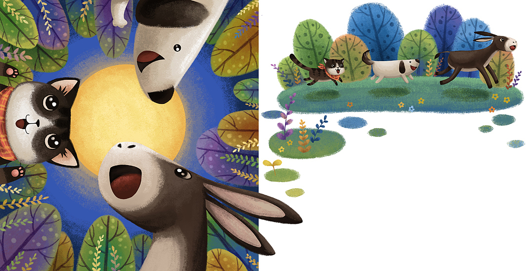 《布莱梅乐队》（图ZNTg5MjQ2MjA=） - 绘本 - 站酷设计师苹九文原创素材 - 站酷ZCOOL