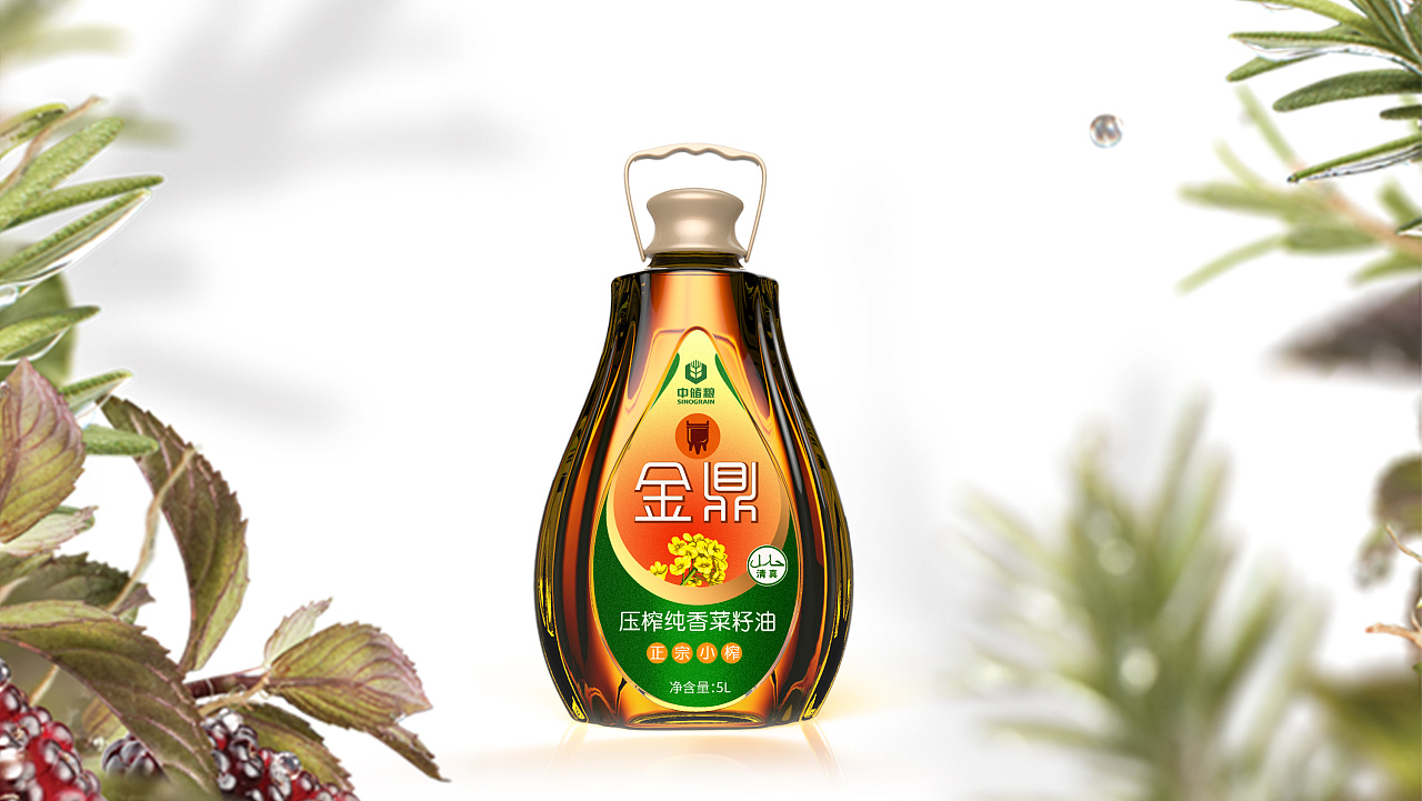 中储粮-金鼎高端食用油包装设计