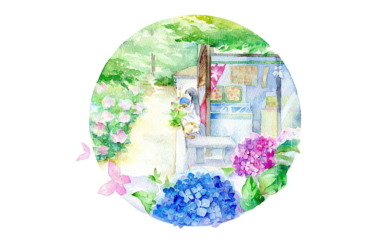 【6月】夏至雨时