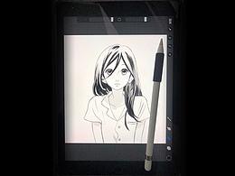 嘗試用procrate 畫(huà)漫人物頭像