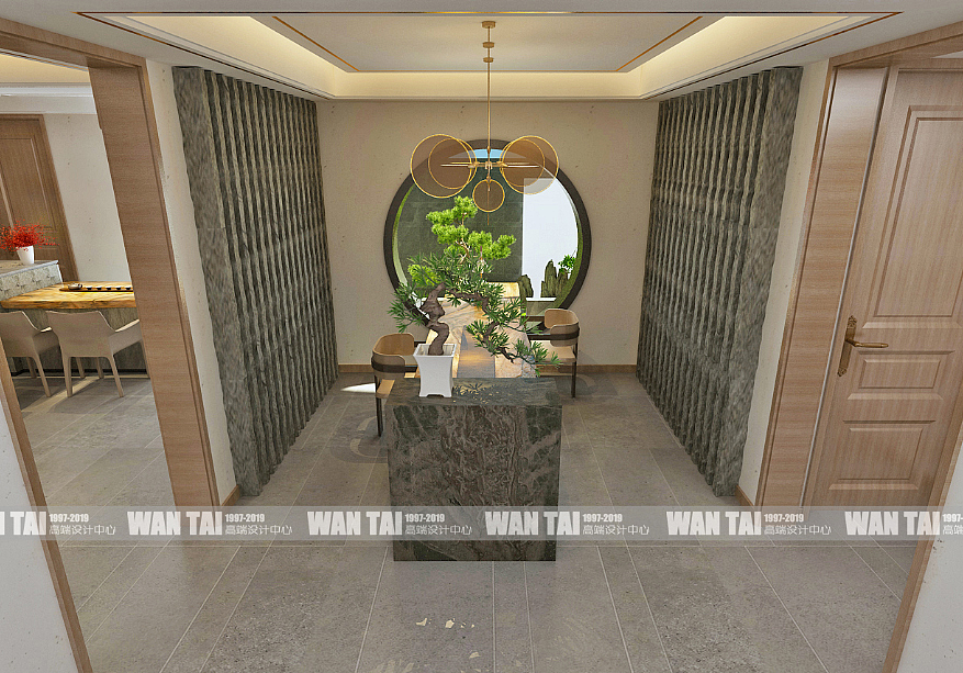 新中式----济宁鸿顺温泉小镇洋房（图ZMjA5MDkwMjM2） - 家装设计 - 站酷设计师济宁小暖原创素材 - 站酷ZCOOL