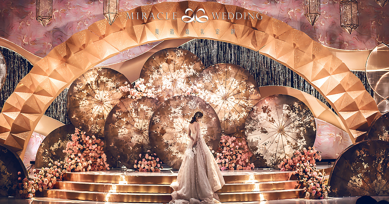 婚禮宴會設(shè)計作品—《夢以千尋》（圖ZMTQ0NjE4MTA4） - 舞臺美術(shù) - 站酷設(shè)計師宴會設(shè)計師云龍原創(chuàng)素材 - 站酷ZCOOL