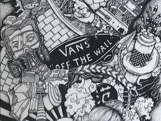 vans 商业插画设计