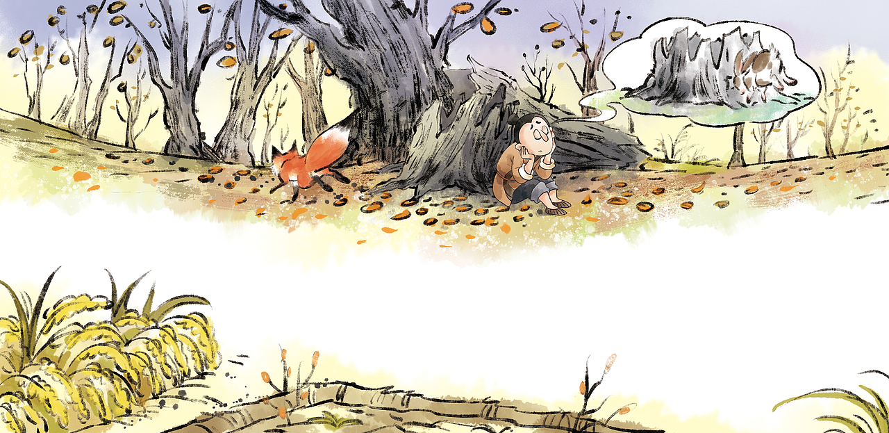 中国故事《守株待兔》已出版