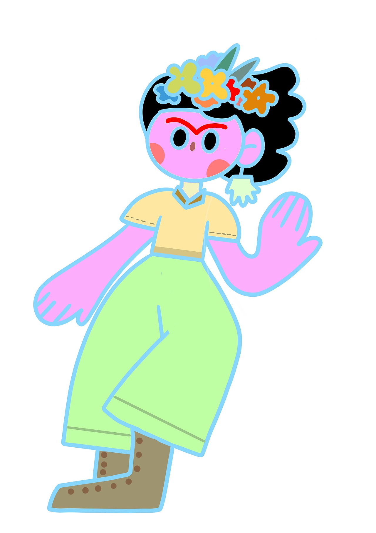 原创弗里达小头像