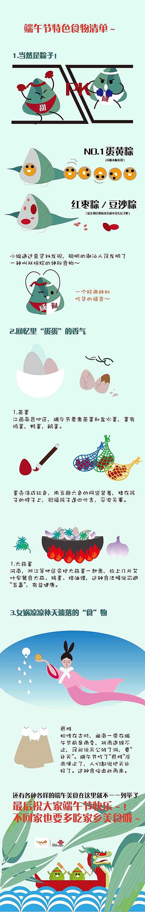 端午节小长图（图ZODUxNzYzMTY=） - 商业插画 - 站酷设计师grace孔孔原创素材 - 站酷ZCOOL