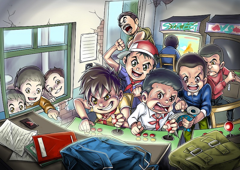 童年（圖ZNzM4MDQ2NjQ=） - 創(chuàng)作習(xí)作 - 站酷設(shè)計(jì)師趙佳001原創(chuàng)素材 - 站酷ZCOOL