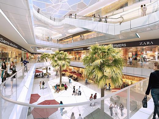 大型商场效果图