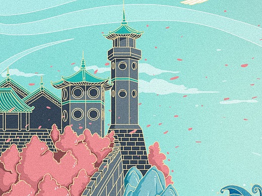 每日一练习之国风蓬莱阁