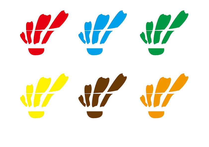 极速羽毛球馆logo设计