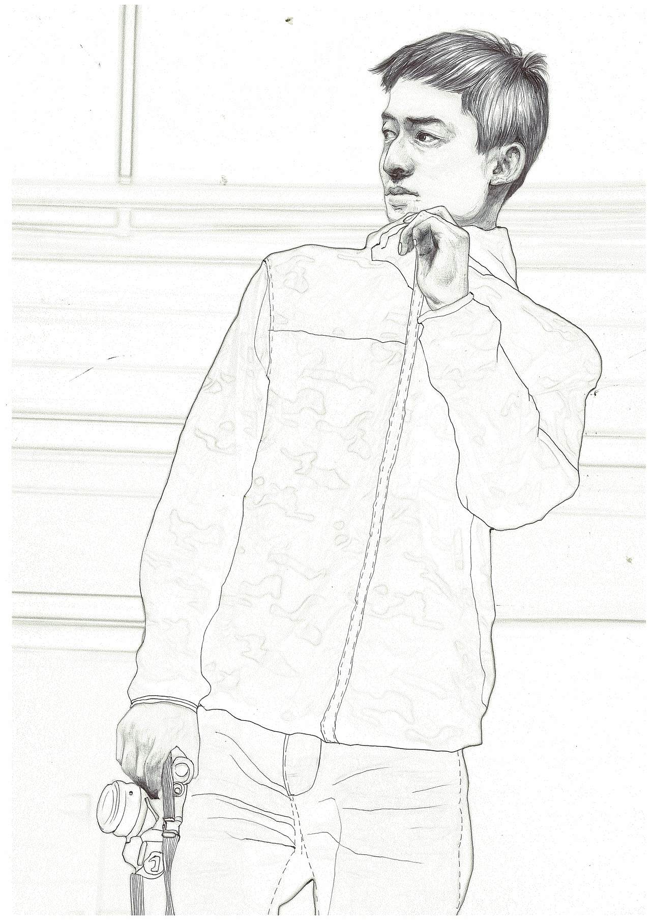 插画人物设计-凝视（图ZMzY0ODExNDA=） - 商业插画 - 站酷设计师yinliBIN原创素材 - 站酷ZCOOL
