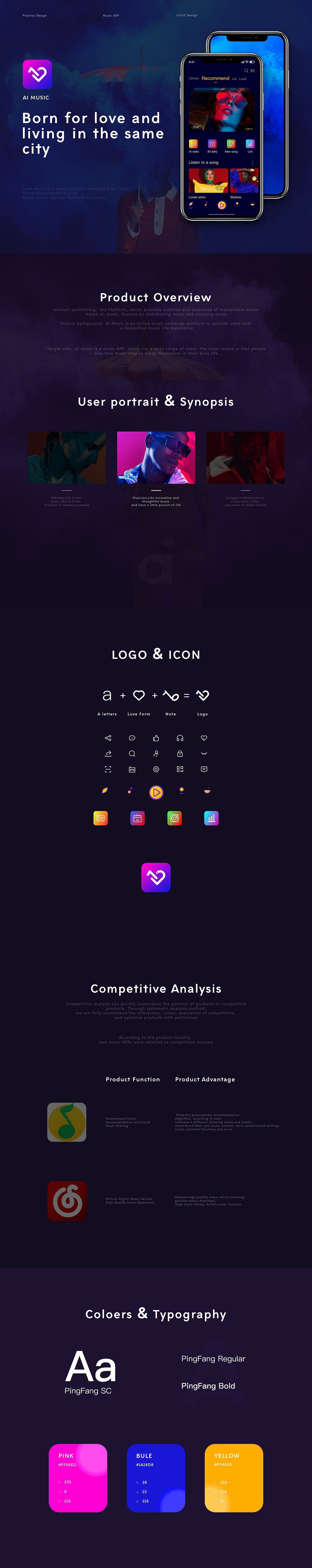 爱音乐APP手机界面设计（图ZMTUwNTk5MDg0） - APP界面 - 站酷设计师白菜k原创素材 - 站酷ZCOOL