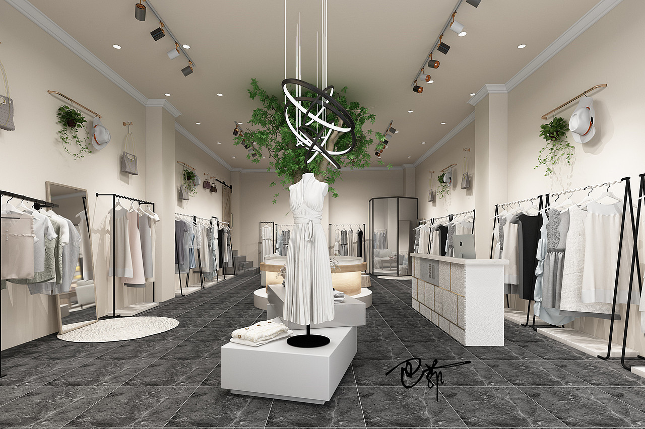 服装店（图ZMjI3NjMyODMy） - 家装设计 - 站酷设计师Z94144900原创素材 - 站酷ZCOOL