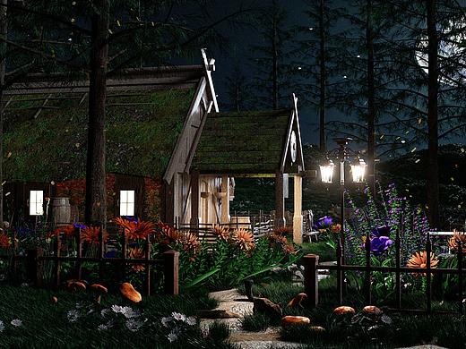 场景渲染《森林三部曲》