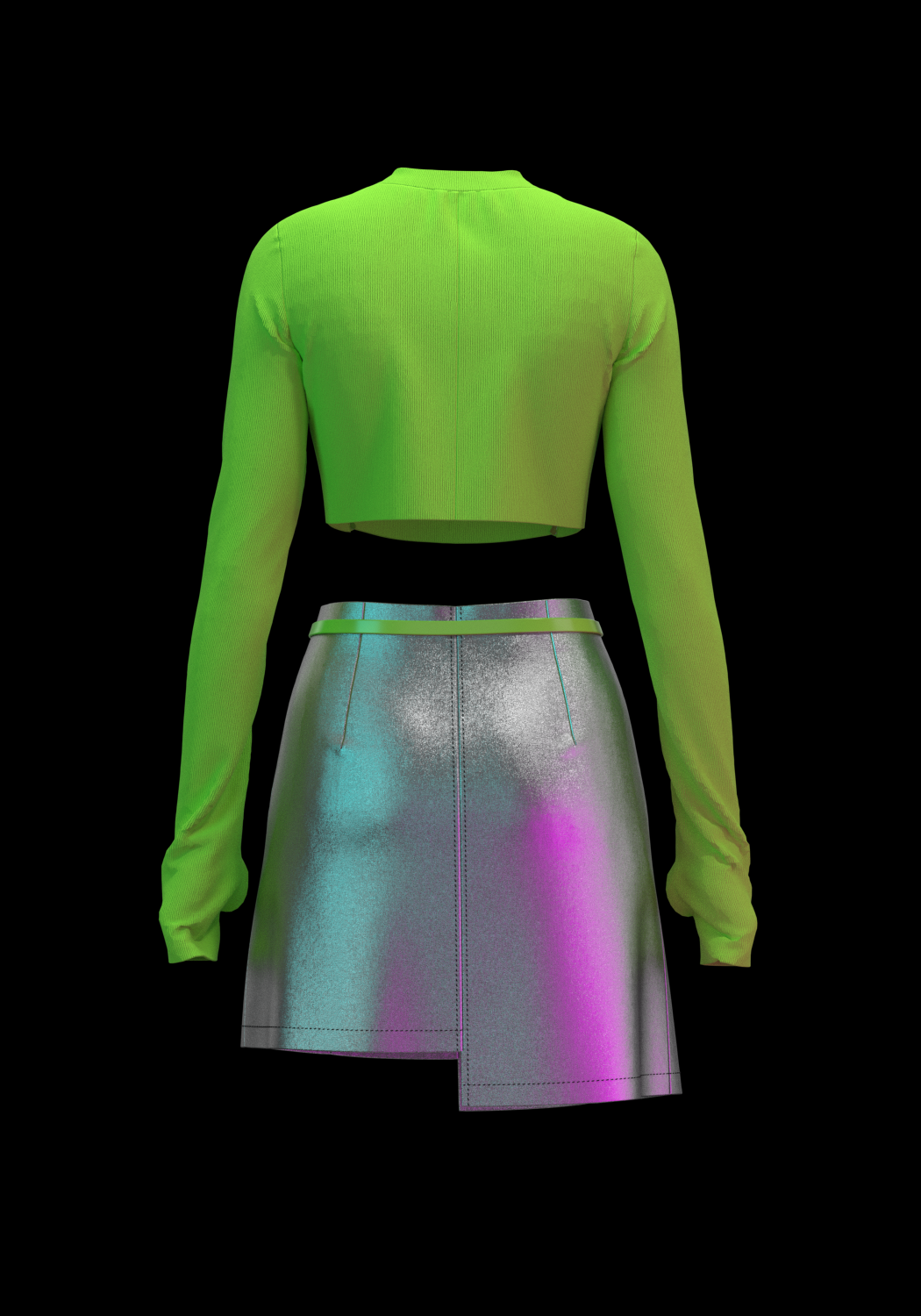 3D服装设计 潮牌套装 3D服装建模|三维|产品|YAYAYAYIYI - 原创作品 - 站酷 (ZCOOL)