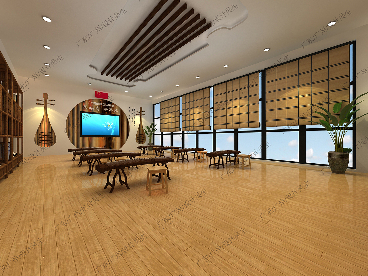 学校古筝活动室设计2-1