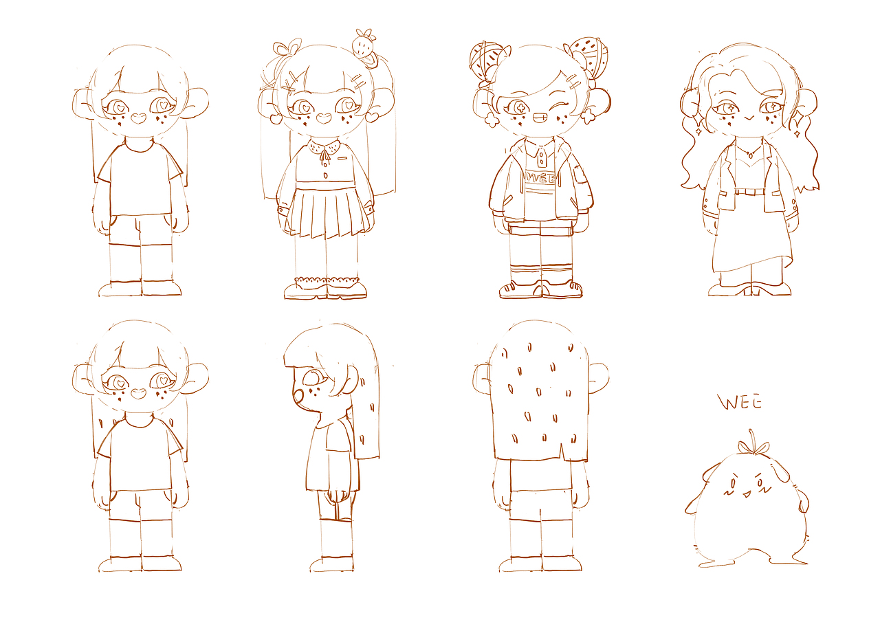 LEDIN樂町插畫大賽 IP設(shè)計（圖ZMzE3Njk0OTEy） - 商業(yè)插畫 - 站酷設(shè)計師修貓不吃魚原創(chuàng)素材 - 站酷ZCOOL