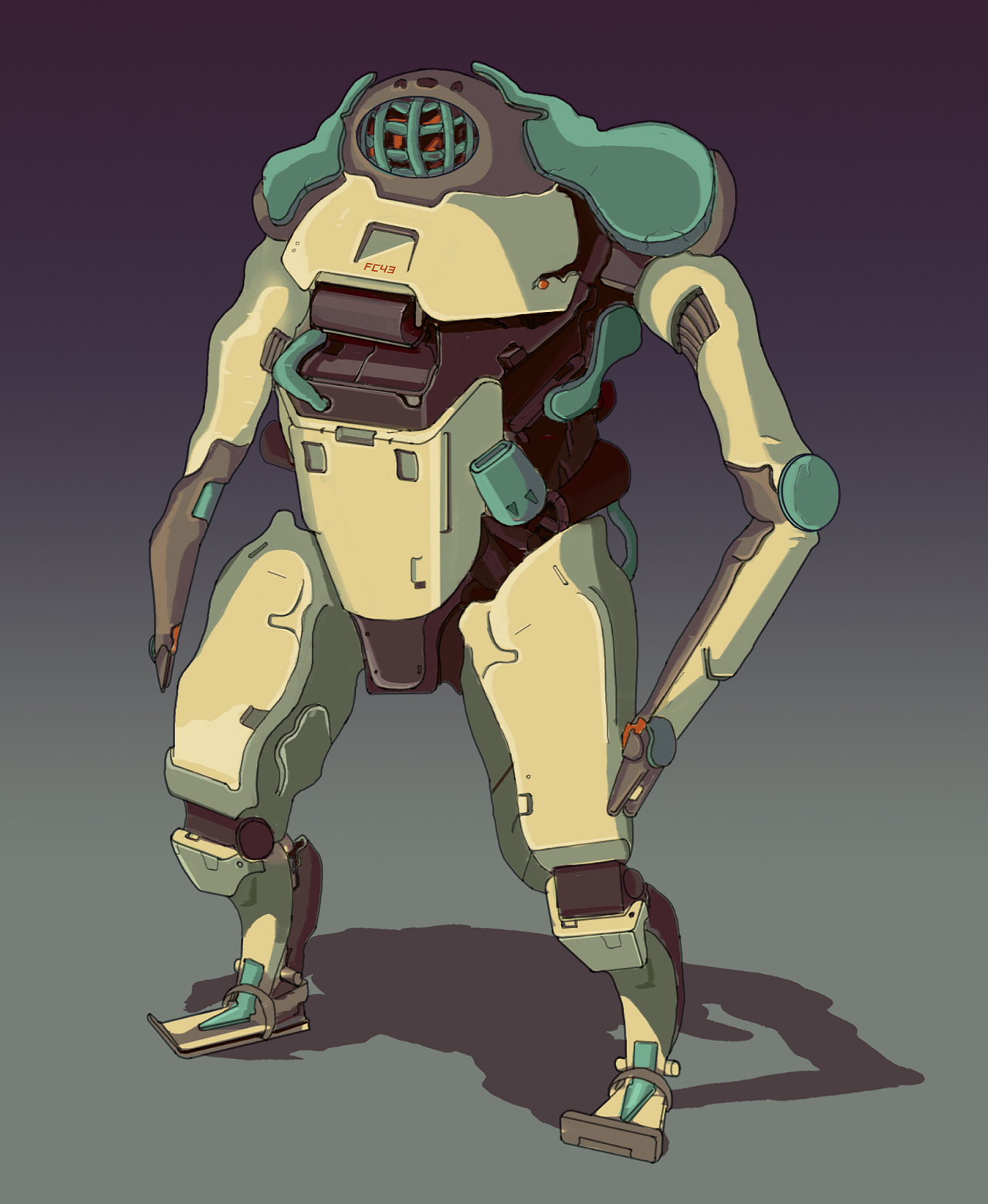 机甲|插画|概念设定|南边113 - 原创作品 - 站酷 (zcool)