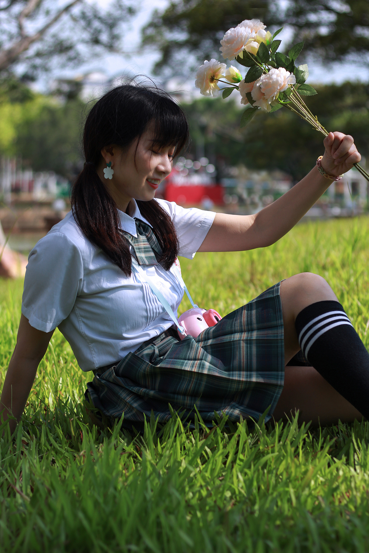 jk青春阳光活力少女