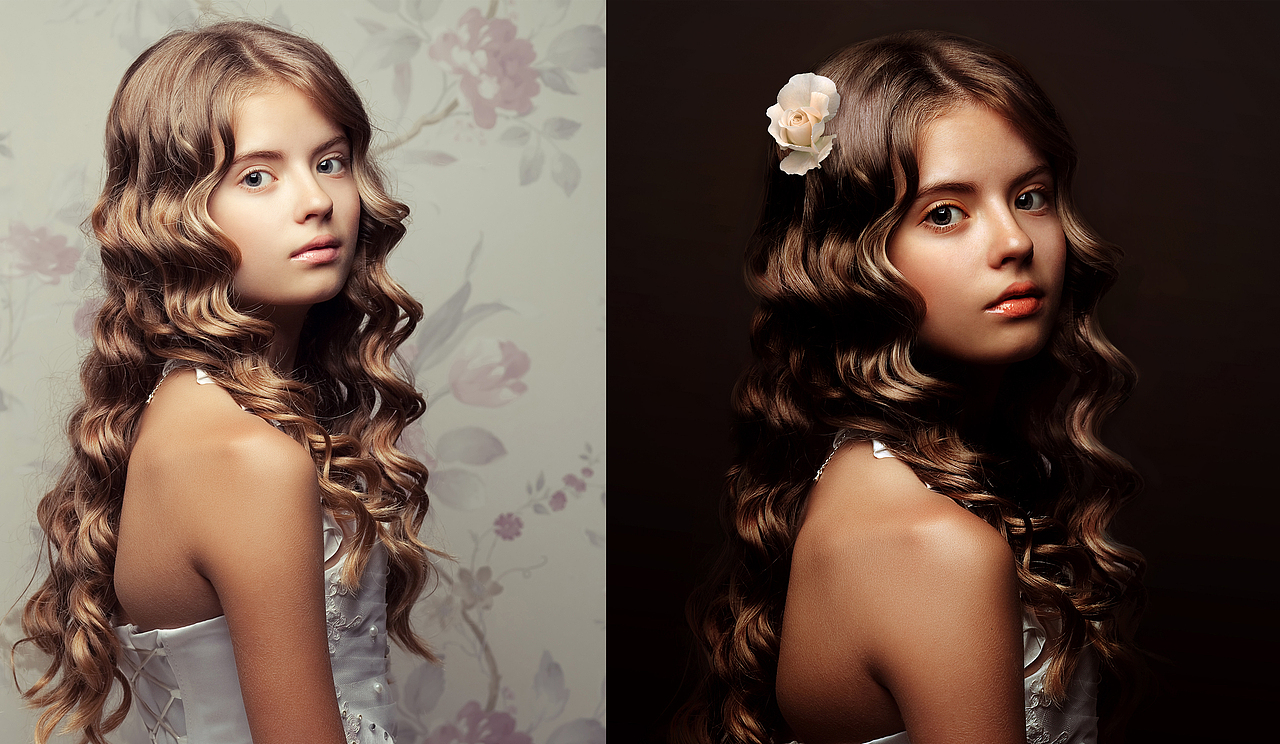 古典女孩修圖練習(xí)，修圖對比（圖ZNzU0ODAwNjQ=） - 其他平面 - 站酷設(shè)計(jì)師喵兮原創(chuàng)素材 - 站酷ZCOOL