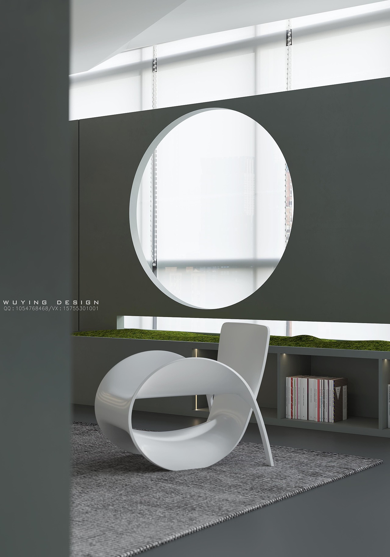 极简办公工装/WYD表现/宏约深美设计