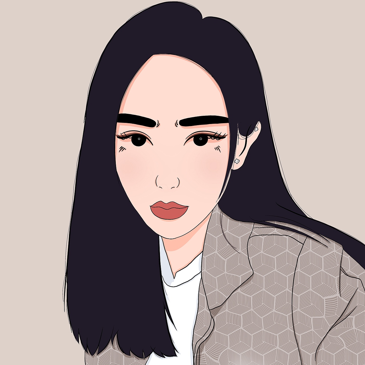 女生頭像分享??約稿么（圖ZMjQ1NDc5OTQw） - 藝術(shù)插畫 - 站酷設(shè)計(jì)師joycelalala原創(chuàng)素材 - 站酷ZCOOL